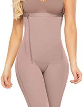 WALNUTA Post Surgical High Compression Bodysuit One-Piece Shapewear High Compression Faja Waist Trainer Colombian Girdles