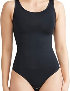 ESSENTIALS BY TUMMY TANK womens Nylon Seamless Shaping Bodysuit