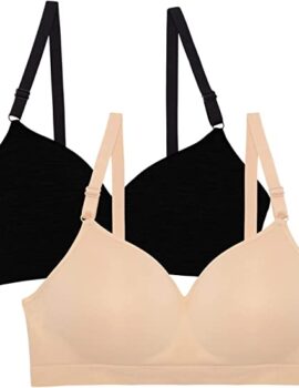 Fruit of the Loom Women’s Seamless Wire Free Push-up Bra