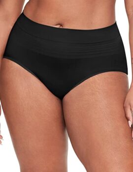 Warner’s Women’s No Pinching No Problems Dig-Free Comfort Waist with Lace Smooth and Seamless Brief Rs1501p