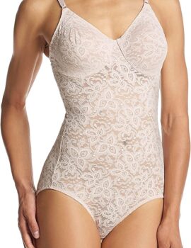 Bali womens Lace ‘N Smooth Shapewear Body Shaper Df8l10