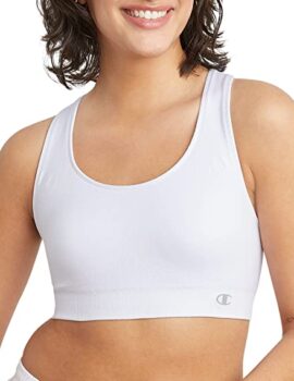 Champion Women’s Infinity Racerback Sports Bra for Women, Moisture-Wicking Sports Bra for Women